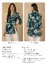 RAYON SHORT COLLAR KURTI