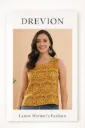 Women's Yellow Printed Sleeveless Top