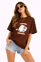 Don't kcare brown t-shirt