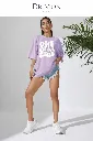 Trendy women Purple oversize T-shirt