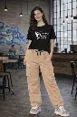 PRINTED TSHIRT & CARGO SET