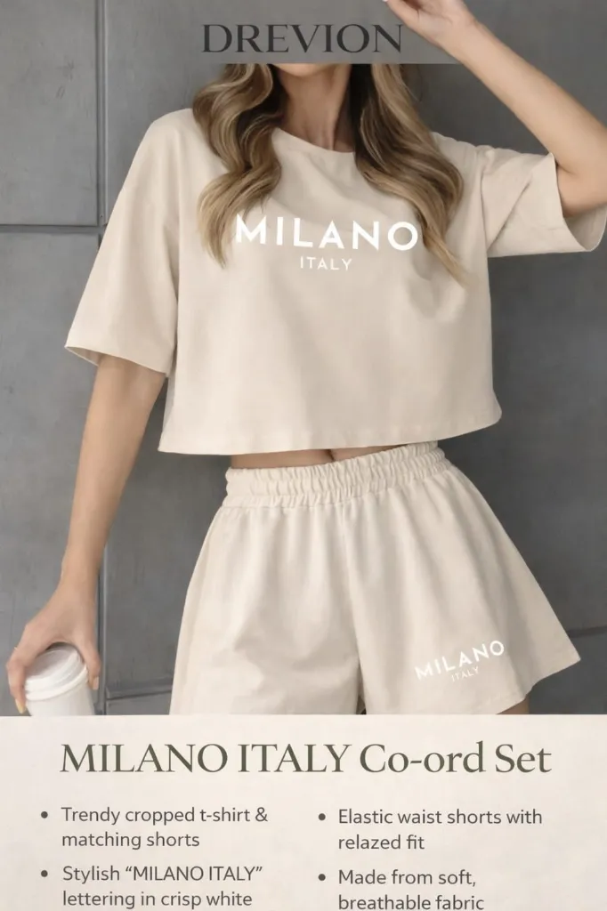 Crop Tshirt & Shorts (S)